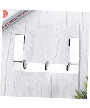 Hohopeti Over Door Towel Bar Over The Door Towel Rack Towel Hanger Over Door Metal Stainless Steel Hat Rack 21.3*12.4cm As Shown - Buy Online on GoSupps.com