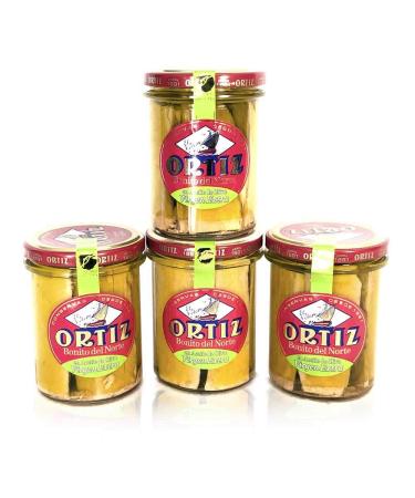 PACK BONITO DEL NORTE EN ACEITE VIRGEN EXTRA TARRO 260 ORTIZ (220g.x4)