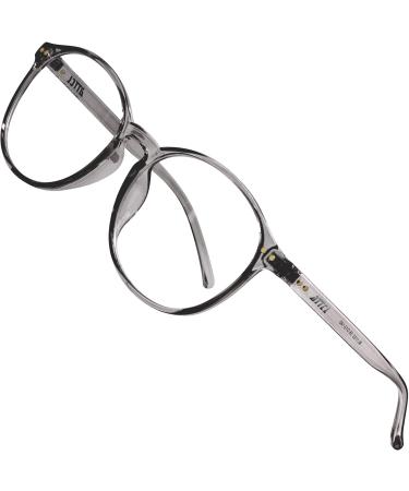 Attcl unisex blue light filter glasses computer glasses for blocking UV headache reduction in eye load gaming glasses transparent+gray - Buy Online on GoSupps.com