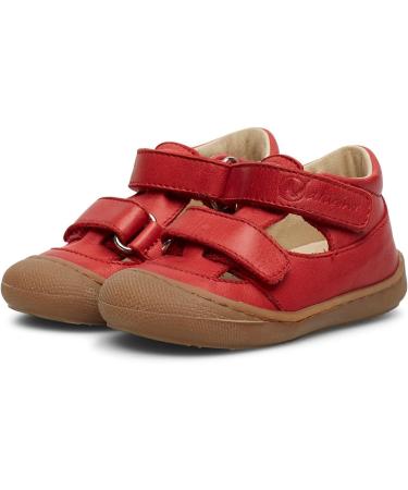 Naturino Puffy-Leather Red Rosso Shoes - Size 7.5 UK Child | 0h05 - Buy Online on GoSupps.com