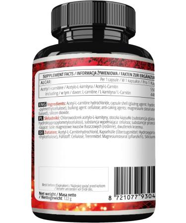 Apollo's Hegemony Acetyl L-Carnitine HCL 550 mg - Vegan 150 Capsules High Strength Amino Acid Supplement for Cognitive Function & Energy - 5 Months Supply - Buy Online on GoSupps.com
