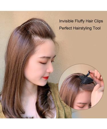 2 Pcs Invisible Perfect Puff Hair Head Cushion - Black & Brown | Fluffy Hair Pad Sponge Clip for Women & Girls - Buy Online on GoSupps.com