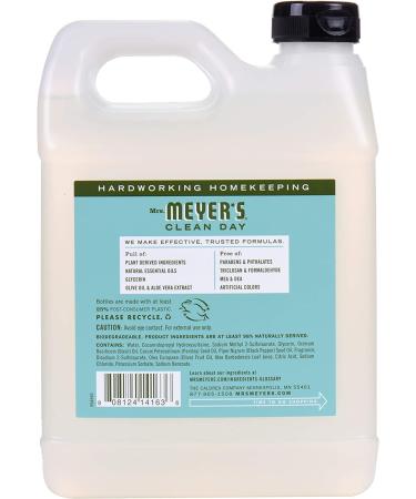 Mrs. Meyer's Clean Day Basil Hand Soap Refill - 33 Fl. Oz (Pack of 2) - Buy Online on GoSupps.com