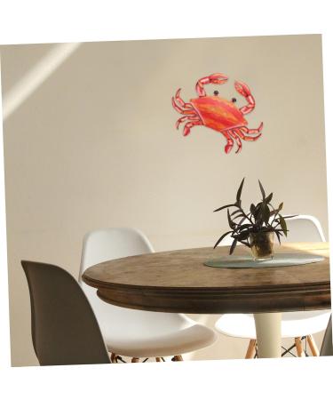 Cabilock 1pc Wall Decoration Pendant Outdoor Wall Art Wall Sticker Decor Decoration for Home Red Wrought Iron - Buy Online on GoSupps.com