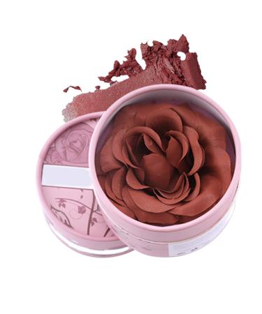 3D Petal Pink Blush - 3.5g Beauty Blush | Naturally Scented Pigmented Highlighter for Face Eyeshadow Daytime Bridal Cheek Stage Photography Summer