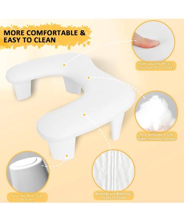 Arm Rest for Nails White U-shaped Nail Hand Rest PU Leather Manicure Hand Rest Stand Pillow Cushion - Buy Online on GoSupps.com