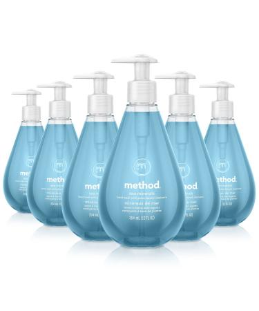 Method Gel Hand Soap Sea Minerals Biodegradable Formula 12 Fl Oz (Pack of 6) Sea Minerals 12 Fl Oz (Pack of 6)