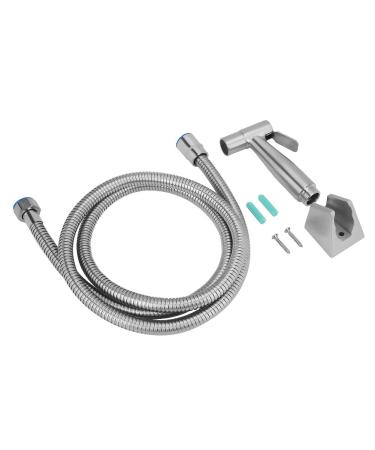 Stainless Steel Bidet Sprayer Set 3 Piece Handheld Stainless Steel Bidet Spray Shower Shattaf Hose Holder Set