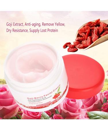 YUYTE Anti-Aging Goji Berry Cream - Reduces Dark Circles & Wrinkles Firming Face Cream for Youthful Skin - Buy Online on GoSupps.com