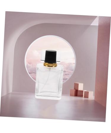 FOMIYES Perfume Spray Bottle Water Bottle Mister Sprayer Perfume Sprayer Spray Mist Bottle Perfume Bottle for Travel Sprayer Bottle Essential Oil Perfume Square Travel Bottle Glass 10x5cm Black - Buy Online on GoSupps.com