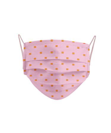 Cencibel Smart Casual Mask Spanish Flag Pink