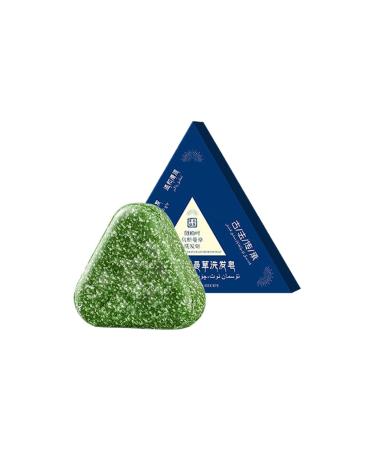 Eoixuqba Solid Shampoo | 120g Triangle Solid Nourishing Shampoo For Hair | Strengthening And Oily Control Product | For Daily Routine Home Bathroom Travel Week End Gym Hotel