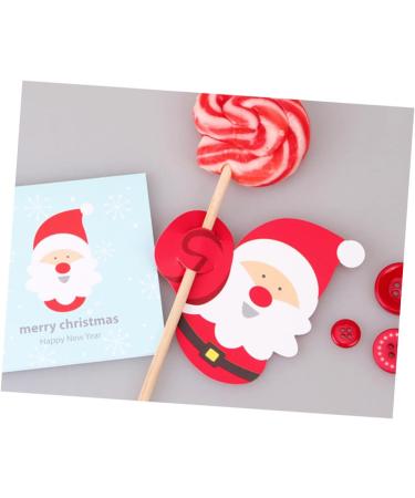  jojofuny jojofuny 50 x Christmas Lollipop Paper Card Christmas Decor Lollipop Candy Lollipop Christmas Decorations Candy Decorations Card Paper Lollipop Decor Candy Lollipop - Buy Online on GoSupps.com