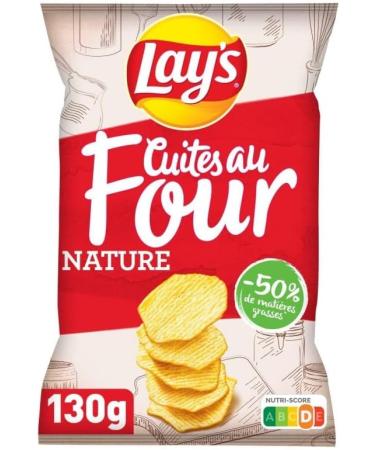 LAY'S - Plain Oven Baked Chips 130G - Pack of 4 - Buy Online on GoSupps.com