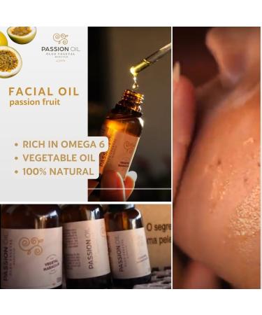 Passion Oil - 30ML Passion Fruit Vegetable Oil for Hydration & Skincare | Rich in Omega 6 - Emollient for Face & Body - Buy Online on GoSupps.com