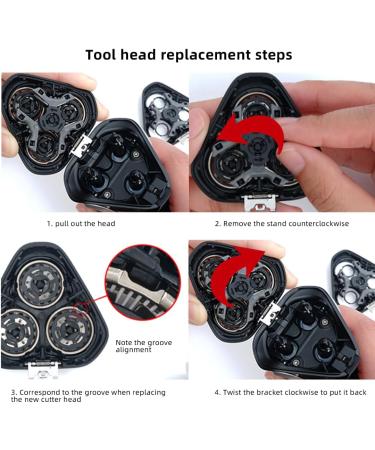 New SH30/52 Replacement Shaver Head for Philips Norelco RQ310 RQ311 RQ312 RQ320 RQ328 RQ330 RQ331 RQ338 RQ350 RQ360 RQ361 | International Shipping Available - Buy Online on GoSupps.com