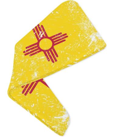 Buy New Mexico State Flag Microfiber Hair Towel Wrap - Super Absorbent Hair Turban for Women - 10x26 Inches - Buy Online on GoSupps.com