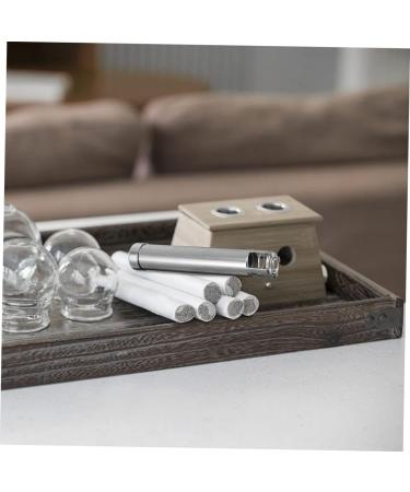 Buy Healeved 6-St Moxa Press - Smokeless Moxibustion Acupuncture Treatment Automatic Silver Bowl 12.5x2.2cm - International Shipping Available - Buy Online on GoSupps.com