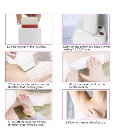 Nynelly Roll on Wax Warmer Kit for Hair Removal - Double Depilatory Wax Cartridge and Heater Base - Includes Depilation Wax and Strips - Ideal for Hair leg, Armpit, and Bikini - Buy Online on GoSupps.com