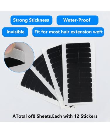 Premium Tape Extensions Glue Kit Adhesive Strips Remover & Spatula for Seamless Hair Extensions - Buy Online on GoSupps.com