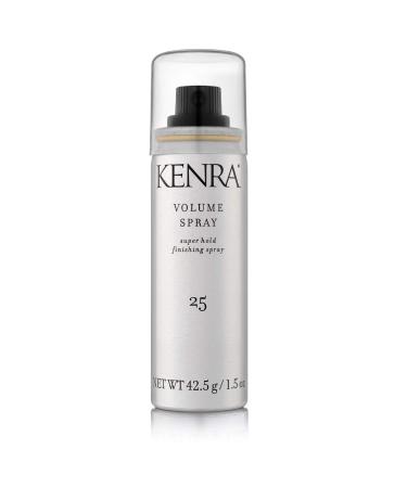 Kenra Professional Volume Spray 25 | Super Hold Finishing & Styling Hairspray | Flake-free & Fast-drying | Wind & Humidity Resistance | All Hair Types 1.5 Fl Oz (Pack of 1) 50% VOC