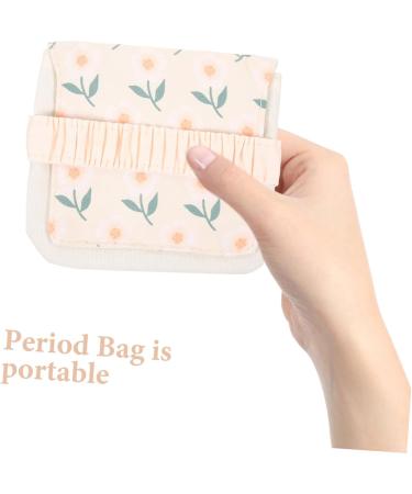 Buifulsic Women's Travel Hygiene Bag | Stylish Lipstick & Tampon Organizer | Period Pocket Bag for Students & Travel - Buy Online on GoSupps.com