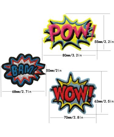 Qingxi Charm 12pcs Assorted Letter Embroidered Patches - Sewing/Iron on DIY Craft Appliques - Buy Online on GoSupps.com