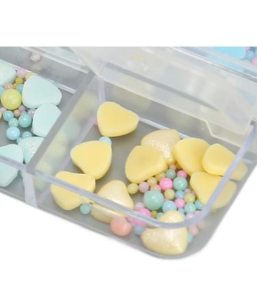Nail Decorations Heart Nail Art Ornaments 1 Box Multipurpose Safe Resin Multiple Sizes Attractive for Nail Salon - Buy Online on GoSupps.com