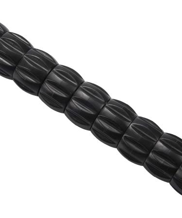 Feriany Adjustable Gear Muscle Massage Roller | Myofascial Release Tool for Legs Back & Feet | Yoga Massage Black - Buy Online on GoSupps.com