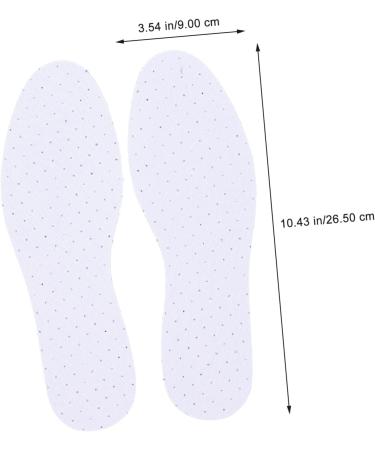 FRCOLOR 6 Pairs Sweat-Absorbing Thin Insoles - Odorless Shockproof Shoe Inserts for Women | Universal Acessory for Sports & Comfort - Buy Online on GoSupps.com