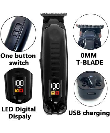 Pro Hair Clipper Hair Clipper Style 0mm Head Cordless Hair Clipper Zero Gap Carving Professional Electric Scissors - Buy Online on GoSupps.com