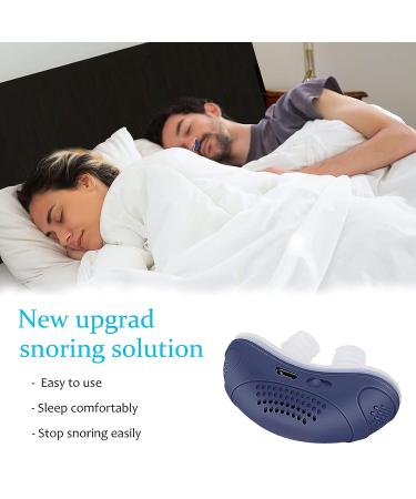 Portable Automatic Snore Stopper - Anti Snoring Device for Men and Women - Nasal Dilator for Blocked Nostrils - Variable Speed for Effective Sleep Solution - Buy Online on GoSupps.com