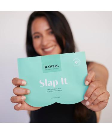 BAWDY Slap It Caffeine Beauty Butt Mask - Retexturizing & Detoxifying - 2 Sheets - Clean Beauty Mask - Buy Online on GoSupps.com