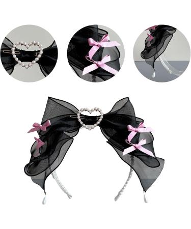 amangul Headbands for Women Girls Wide Plain Turban Headband Fashion Lace s Hair Bands Pearl Bead Hair Hoop(Blue) - Buy Online on GoSupps.com