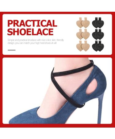 Lurrose Plantar Fasciitis Inserts - 6 Pairs Heart High Heel Pads | Shoe Insert Heel Protection | Adhesive Liner Pads for Tendonitis Relief | Durable Colorful Designs - Buy Online on GoSupps.com