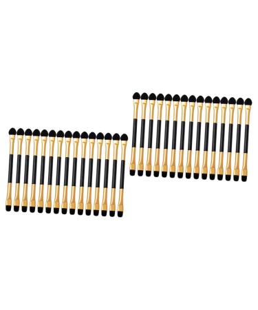 DOITOOL 30 Pcs Eye Shadow Brush Sponge Makeup Eyeshadow Small Makeup Brush Makeup Stick Miss Double Head