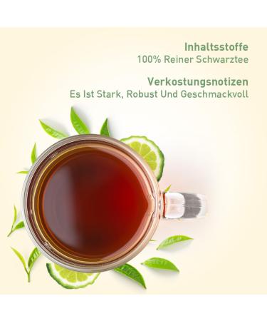 Hand-Picked English Breakfast Black Tea Bags | 25 Count | Eco-Friendly | Brooth Kombucha & Tea - Buy Online on GoSupps.com