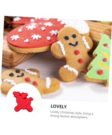 MAGICLULU 6 Pcs Baking Mold Silicone Molds Candy Molds Silicone Santa DIY Home Cake Mold Elk Dessert Child - Buy Online on GoSupps.com