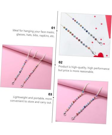 FOMIYES 6 Pcs Anti-Drop Mask Chain with Shot Glasses Beads - Stylish Polymer Clay & Artificial Pearl Accessory - Buy Online on GoSupps.com