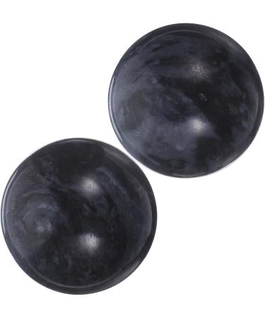 Minkissy 10-Pc Jade Ball Set | Stress Relief Gym Balls | Handcrafted Jade Fitness Accessories | 3.50x3.50cm | Perfect for Health & Relaxation - Buy Online on GoSupps.com