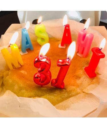 Red Birthday Candle Number 4 - Roman Numeral Style for 4th Birthday Celebration - Buy Online on GoSupps.com