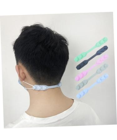 Fomiyes 6-Pack Adjustable Mask Ear Loop Hooks - Durable Black Strap Buckles for Face Mask Accessories - Buy Online on GoSupps.com