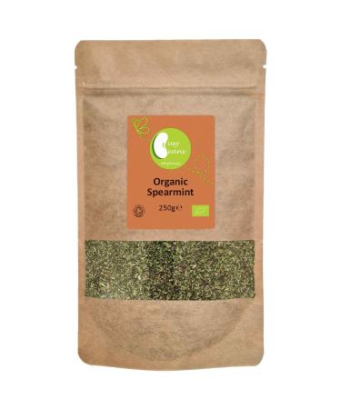 Organic Spearmint Tea (Mint) - Certified Organic - by Busy Beans Organic (250g) - Buy Online on GoSupps.com
