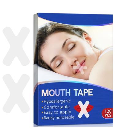 Mouth Tape for Sleeping Sleep Strips for Sleep Correct and Reduce Mouth Breathing and Loud Snoring Enhancing or Improving Nasal Breathing and Sleep Tape for Your Mouth 120Pcs