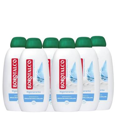 Borotalco Regenerating Shower Talcum Fern Essence 450 Ml (6 Units)