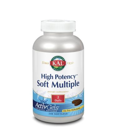 KAL High Potency Soft Multiple Softgels 240 Count 240 Count (Pack of 1)