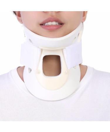 PRUJOY Breathable Neck Brace Cervical Traction Fixer Neck Care Braces for Neck Pain Relief (S)