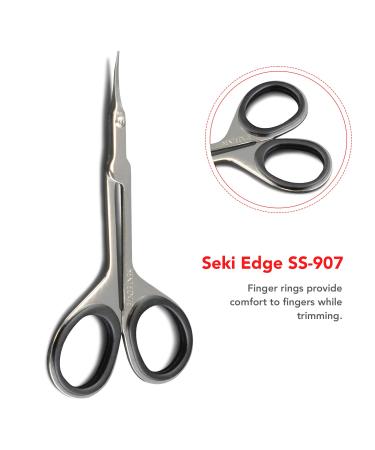SEKI EDGE SS-907 Stainless Steel Make-up Scissors - Precision Beauty Tool - Buy Online on GoSupps.com