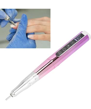 Electric Nail Drill Pen 800mAh 30000RPM Electric Nail Grinder with 6 Sanding Bands Charging Base for Salon - Buy Online on GoSupps.com