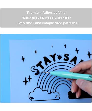 HTVRONT Permanent Adhesive Vinyl Sheets for Cricut Machine - 40 Pack 12x12 Bundle for Cups, Decals, Crafts - Buy Online on GoSupps.com